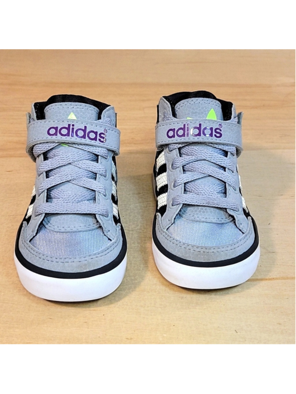 Adidas Originals Hardcourt Kids Toddler High Top Shoes - Picture 4 of 9